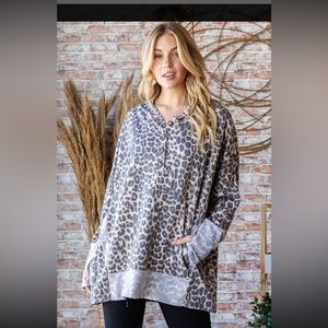 Heimish Animal print hoodie